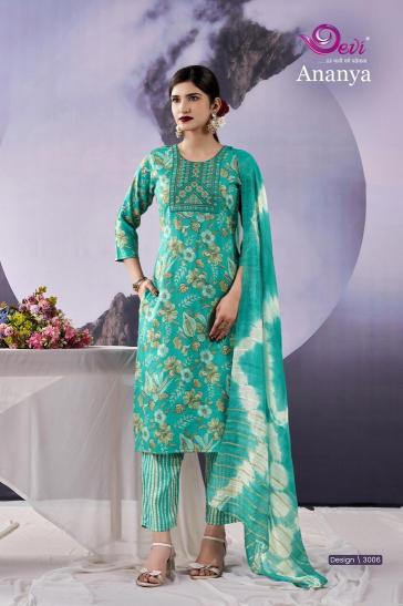Devi ananya vol-3 readymade kurtis wholesale in surat  - wholesale export